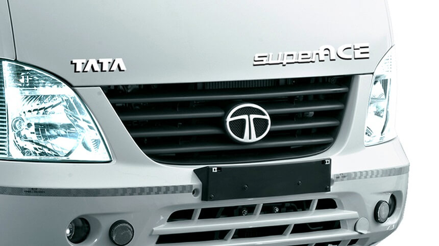 Xe tải ben Tata super ace ngoại thất 2